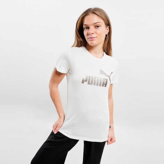 PUMA Ess+ Metallic Logo Γυναικείο T-shirt