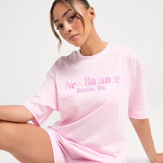 New Balance Tones Boyfriend Γυναικείο T-shirt